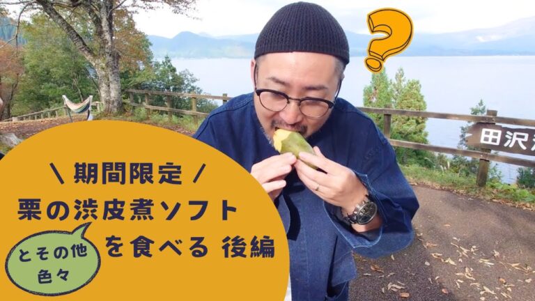 【期間限定】栗の渋皮煮ソフト(とその他色々)を食べる 後編　#むらっこ物産館 #あーるの日常 #アールプラスハウス大仙