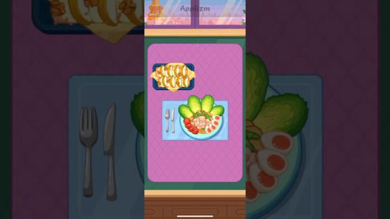 Cooking Dom ニース風サラダの作り方【クッキングドム】 #walkthrough #cookingdom #games