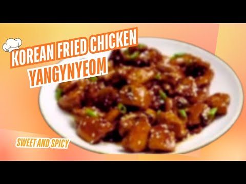 カリカリ韓国風フライドチキンのレシピ | 甘辛ヤンニョムチキン | 簡単自家製KFC #レシピ