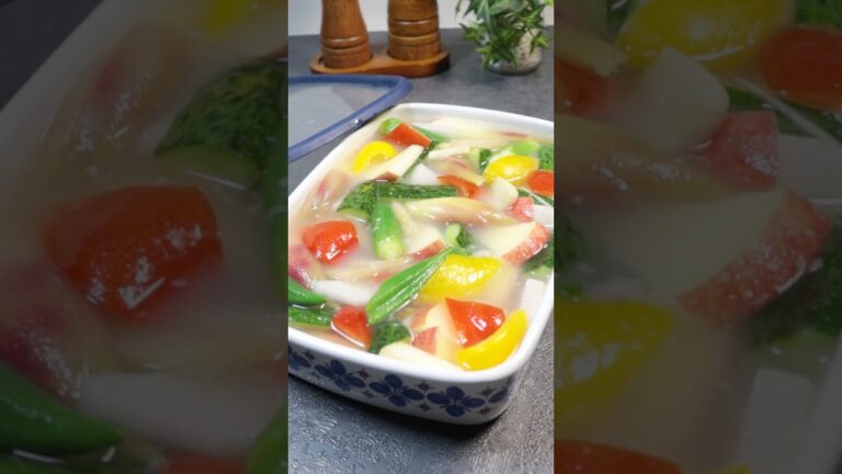 水キムチ🫑🥒🍎 #ヘルシー料理 #旬の食材レシピ #水キムチ#薬膳料理 #発酵食品