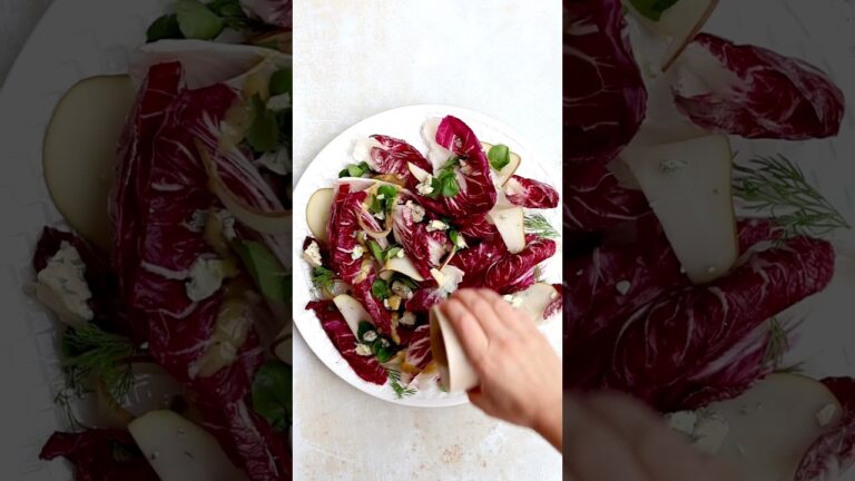 Recipe: Radicchio and Pear Salad with Heysen Blue