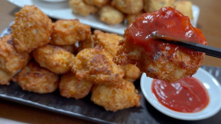 【チキンナゲット】豆腐でカサ増し！ヘルシーなチキンナゲット！