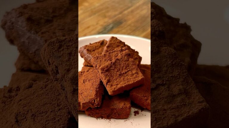 【レシピ動画】はちみつ入り豆腐生チョコ【西澤養蜂場】