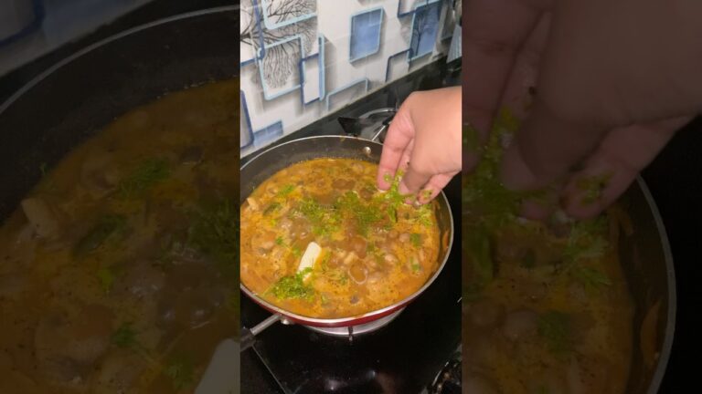 This Mushroom Butter Masala Will Change Your Life #Foodie#FoodRecipes#RecipeVideo#CookingChannel