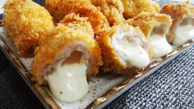 モッツァレラチーズ肉巻きフライ