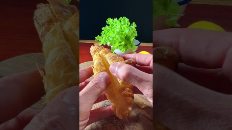 午後二時のクロワッサン・サンド【ASMR】 #shorts