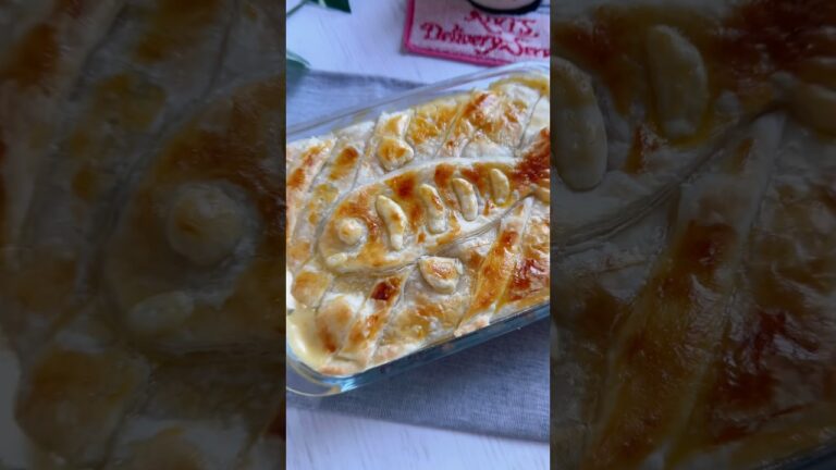 【カボチャのパイグラタン】 魔女の宅急便のあのパイみたいな～グラタンパイ🎃#shortscooking #簡単レシピ #魔女の宅急便