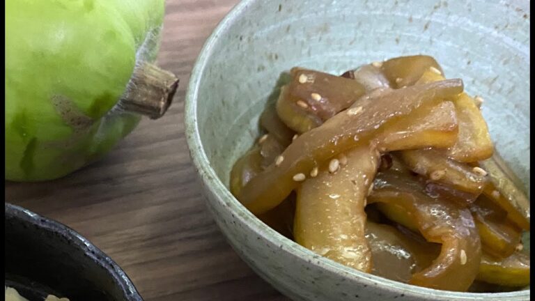 夕顔の油炒め作ってみた