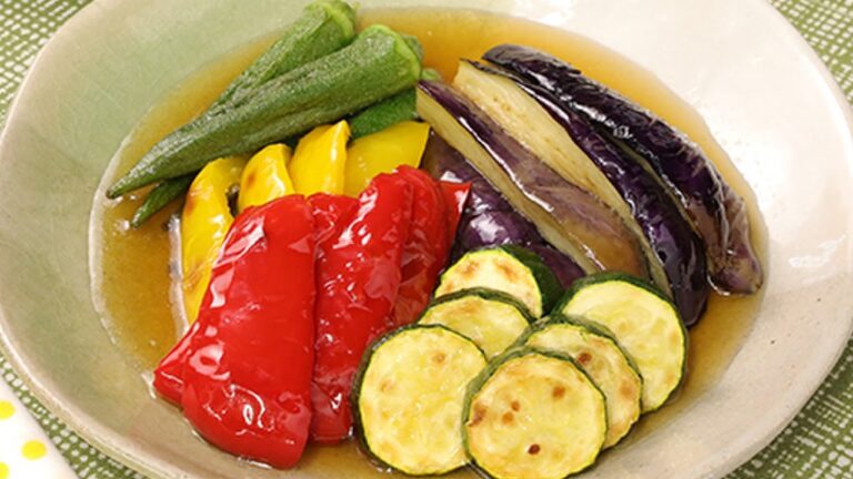 夏野菜の焼き浸し