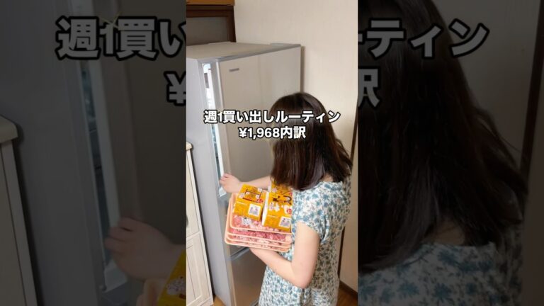 【食費一週間1968円】チャレンジ〜1000万貯金した主婦の裏側〜