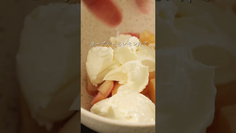 レストラン風　桃を2倍楽しめる桃のカプレーゼ