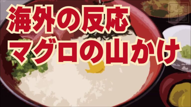 マグロの山かけについて――海外の反応