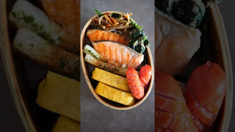 【お弁当作り】久しぶりの海苔弁当  #Shorts #お弁当 #鮭