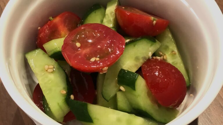 【料理動画】さっぱり！きゅうりとトマトの中華和え