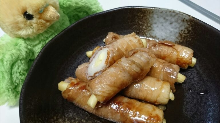 ＃21【簡単！絶品】チーズちくわの照り焼き