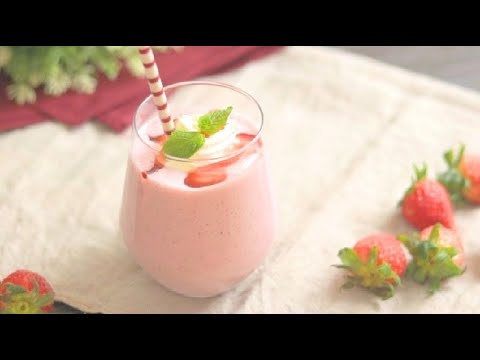 ちょっとおしゃれにかわいく♡ストロベリースムージー/Strawberry Smoothie/& kitchen - アンドキッチン