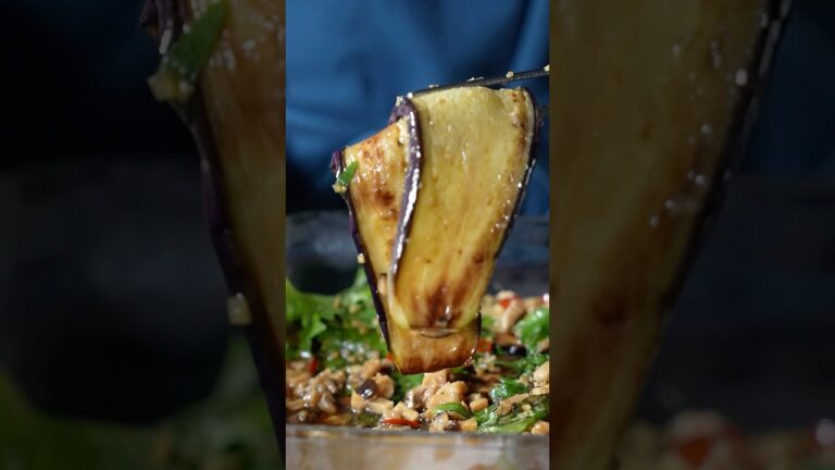 茄子は大葉と一緒に漬けてください。爽やかすぎるご飯泥棒になります #shorts