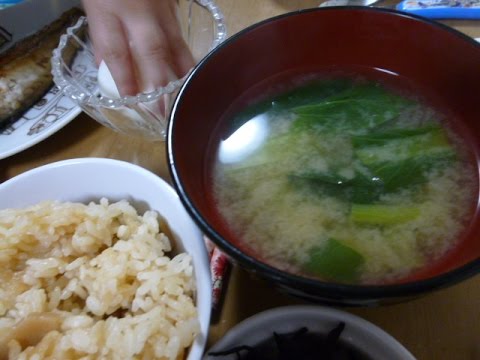 【レシピ】小松菜のお味噌汁♪