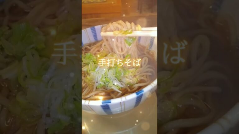 愛知県岡崎市【千里十里岡崎店】～天ぷらそば～そば打ち体験も行っています#shorts#愛知県#蕎麦