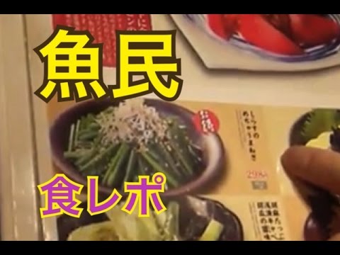 魚民　食レポ　ねぎしらす