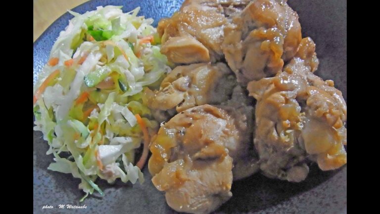 簡単お料理！鶏手羽元の酢醤油煮