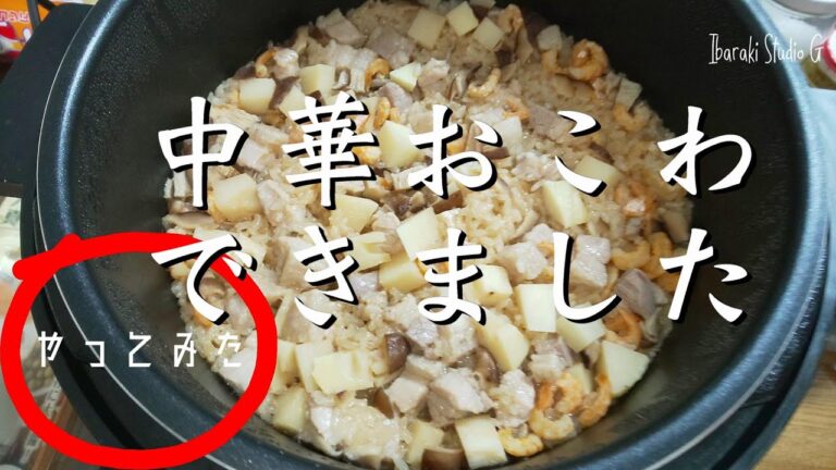 やってみた009　中華おこわできました