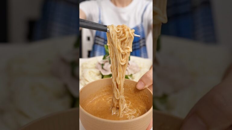 もう麺つゆだけには戻れない…絶品ゴマだれ素麺🍜