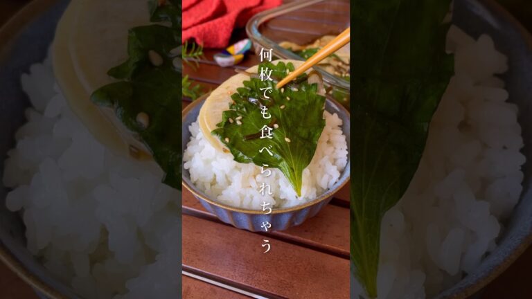 作業時間5分！「大根と大葉の塩昆布醤油漬け」#shorts #food #recipe #簡単料理 #簡単レシピ #料理 #レシピ