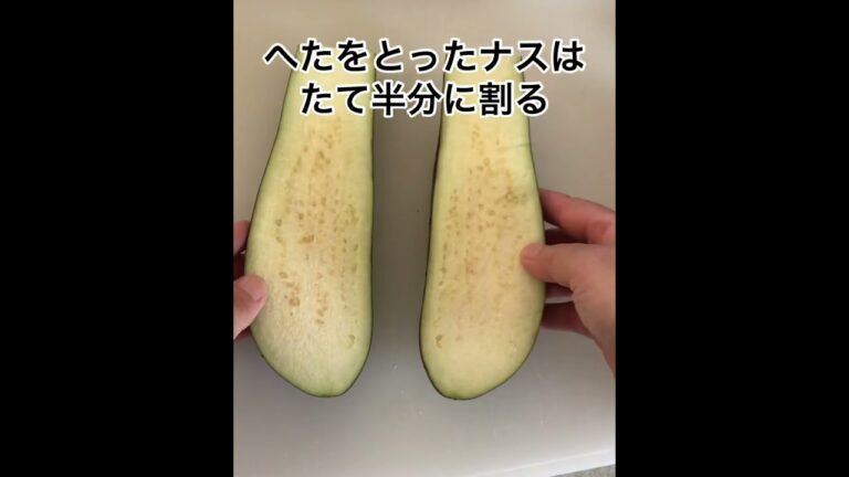 ナスの辛子漬け　作り方　#shorts