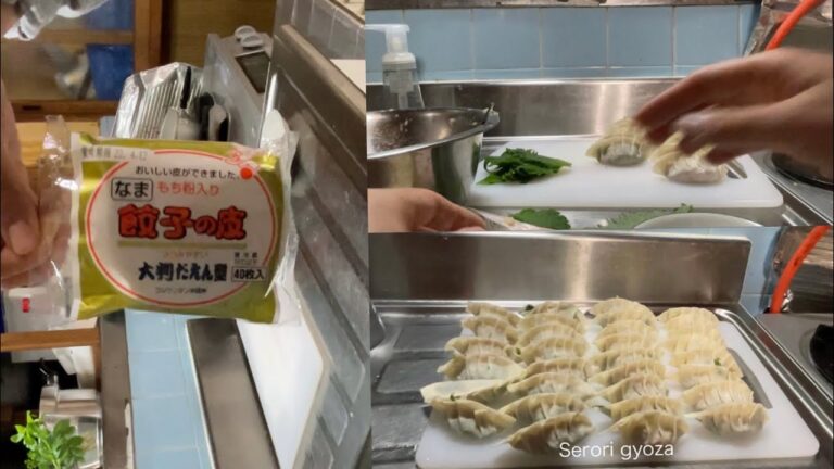 祝　1000人 Serori gyoza セロリ餃子 作る