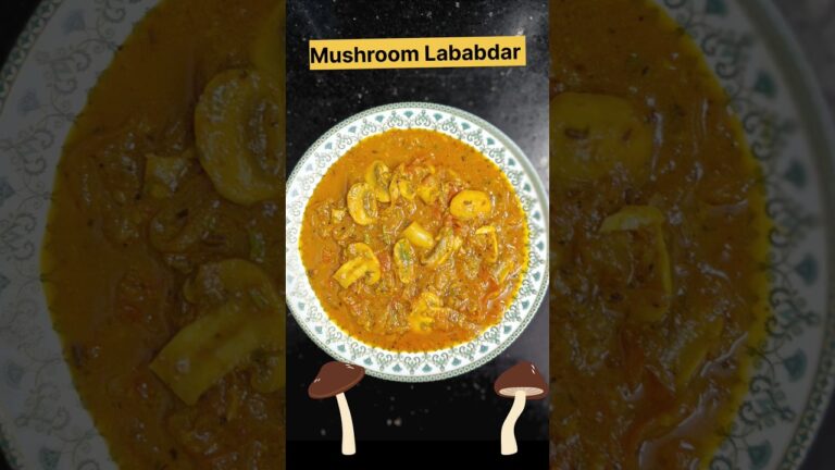 Mushroom Lababdar - Unique recipe