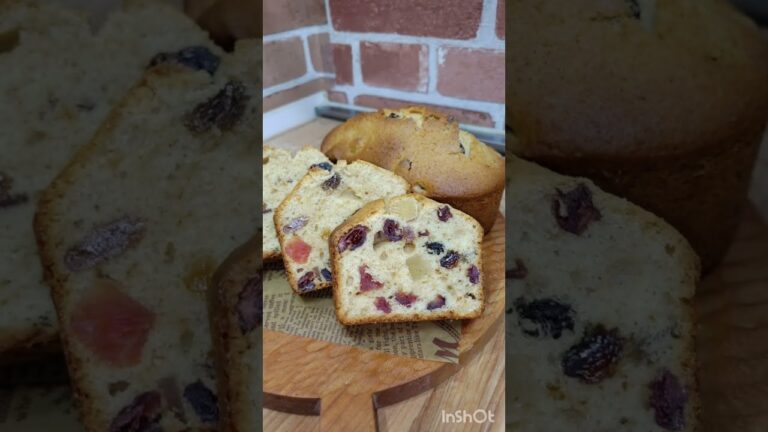 ラム酒たっぷりで作るシナモンフルーツパウンドケーキ！【お菓子作り】#shorts