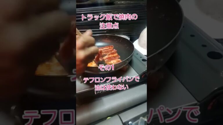 #8 誠のトラック飯　夏バテ防止に【焼肉】でしょ😋スタミナ付けて頑張るべ😁