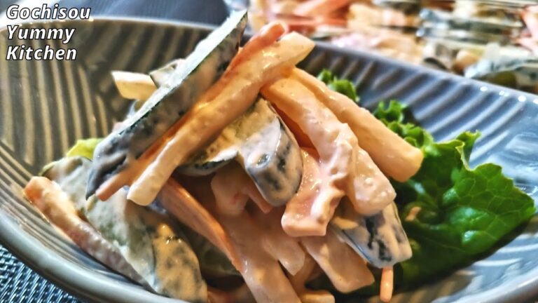 【大根ときゅうりのサラダ】作り置きしても水っぽくならない！ずっとシャキシャキ！箸が止まらない！簡単やみつきレシピ