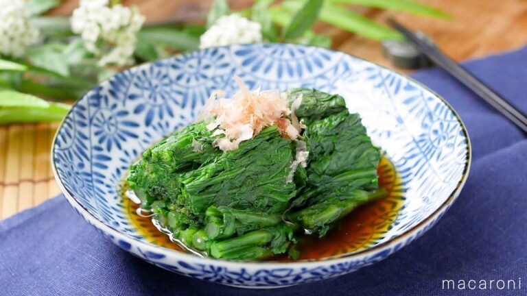 【春菊のおひたし】シンプルなおいしさ ！春菊1つで簡単副菜レシピ♪｜macaroni（マカロニ）