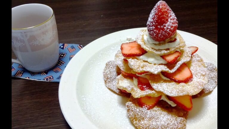 餃子の皮で作るクリスマスツリースイーツ