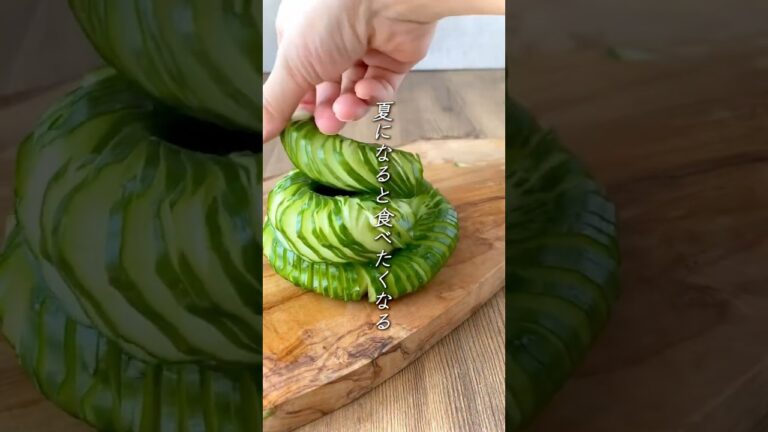 【蛇腹きゅうりとささみの梅塩こんぶ漬け】あと一品やおつまみに♪ #料理#簡単レシピ#おうちごはん