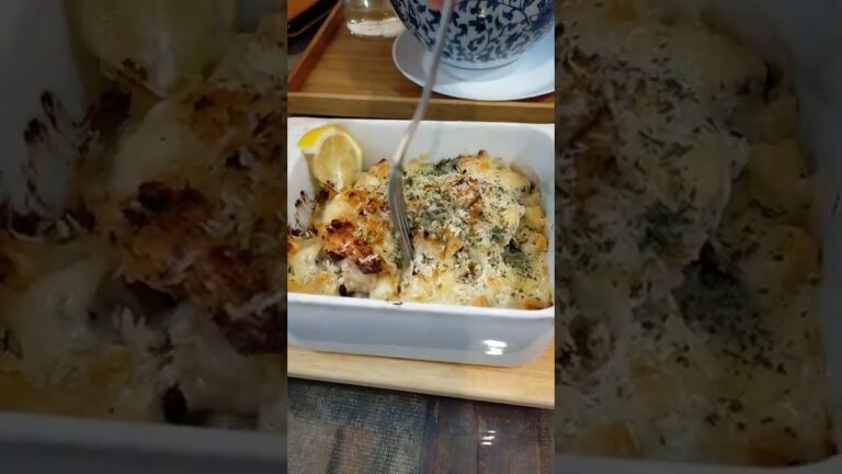 首里桃原町カフェソバの海老とホタテのマカロニグラタン