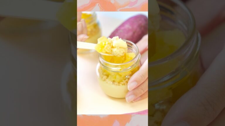 サツマイモを使ったプリン🍠🍮 #プリン #スイーツ #さつま芋