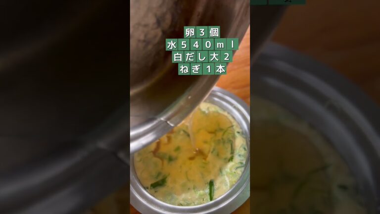 あんかけねぎ茶碗蒸し