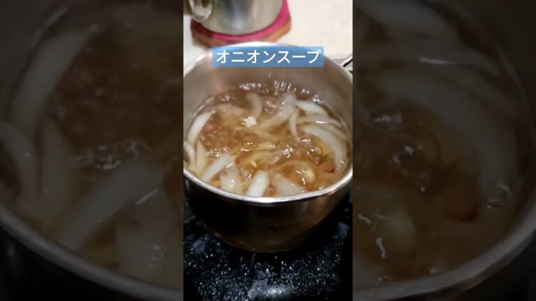 #オニオンスープ の味付け前
