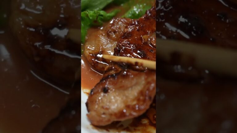 すげぇうまそーロースみそ焼きにんにく味噌トンテキを焼いて食べる。20250319