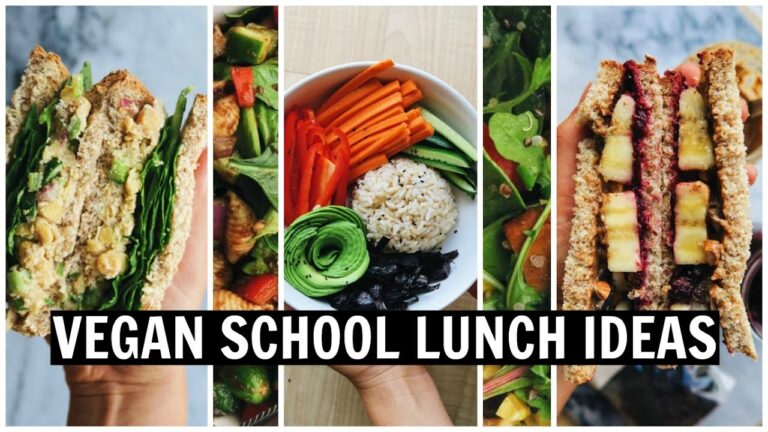VEGAN SCHOOL LUNCH IDEAS! [ Easy, Healthy, Oil Free ]