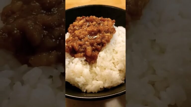 正真正銘の台湾まぜ飯！肉燥飯 #shorts