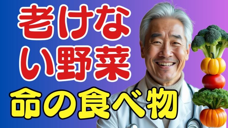「老化を防ぐ！70歳からは絶対食べたい4つの野菜」| 人生の知恵 | 老年の知恵 | シニアの健康