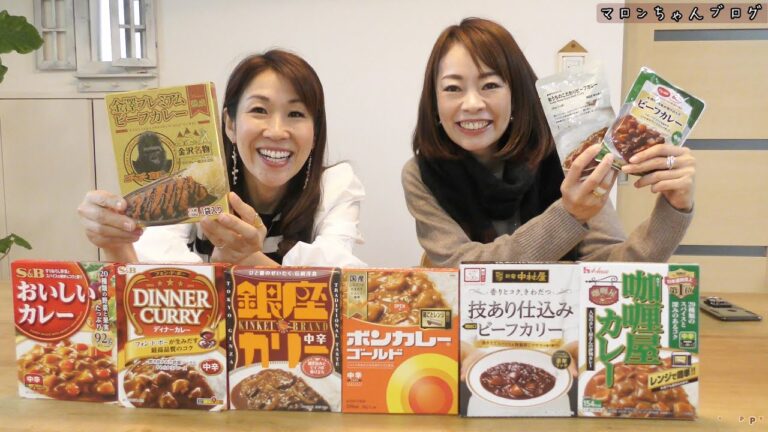 レトルトカレーの進化！？100円台でお店の味！！定番からお取り寄せまで食べ比べてみた✨