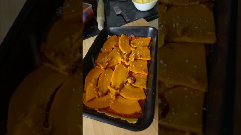 Pumpkin & Ricotta Lasagne (+ my weird middle name story)