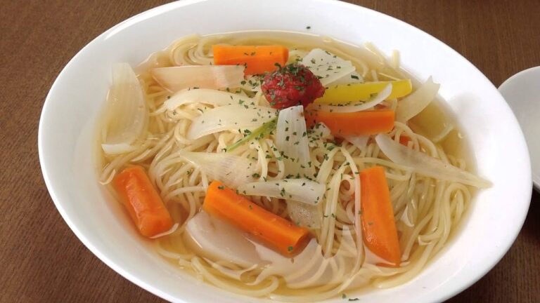 レンジ蒸しスープパスタ＿高齢者向け安心メニュー【ゆにしあ】