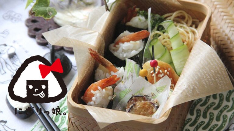 天むす弁当～How to make today's obento【LunchBox】～167時限目TEM-MUSU (Tempura rice ball) bento 【お弁当】