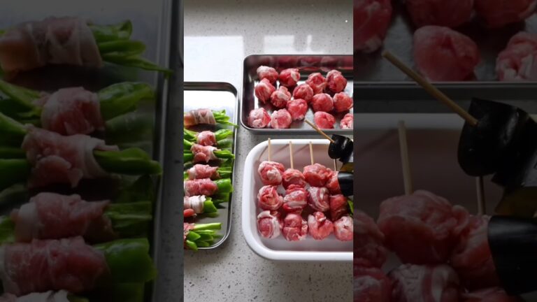 ミニトマトの豚肉巻き串揚げ #料理動画 #shorts #おうちごはん